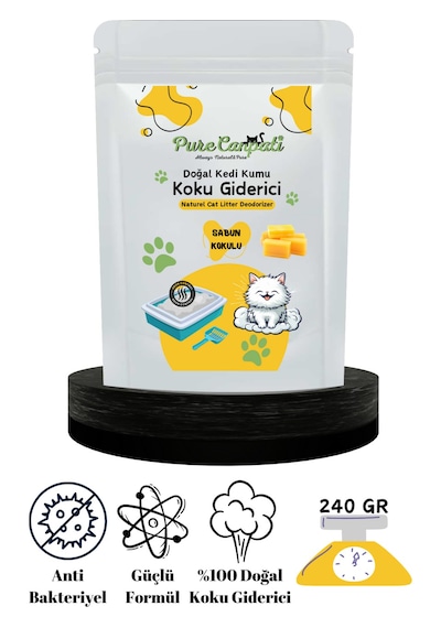 Purecanpati Kedi Kumu Koku Giderici Marsilya Sabun Kokulu