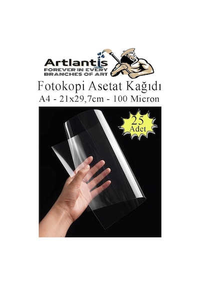 Asetat Kağıdı 25 Adet Pvc Ve Asetat Kalemi S Siyah Mavi Kırmızı 1 Paket Fotokopi Asetatı Şeffaf Transparan 100 Mikron Diğer