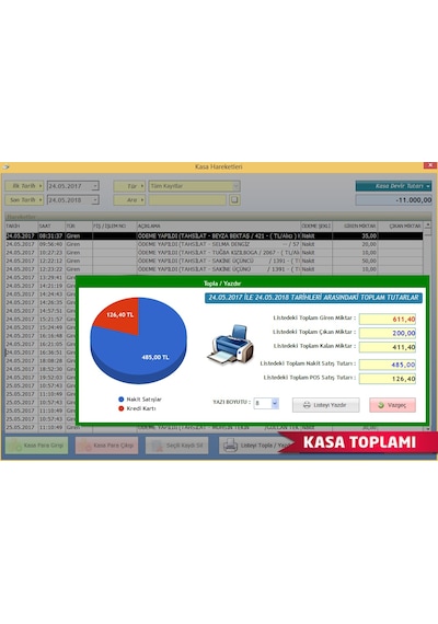 Demirsoft Market Mağaza Barkodlu Satış Sistemi Para Çekmeceli