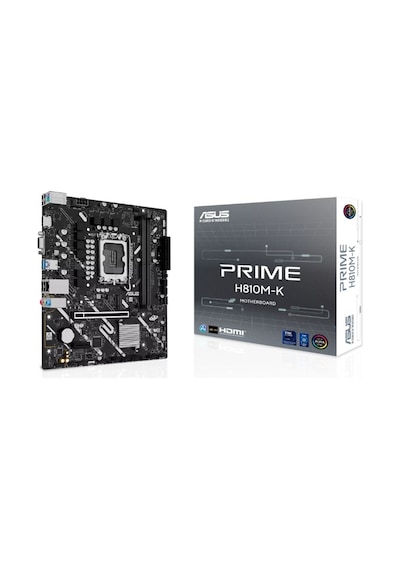 Prıme H810m-k Ddr5 6400mt/s 1xvga 1xhdmı 1xm.2 1851p Matx Ultra Processors Serıes 2