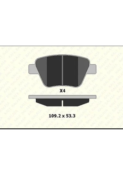 Kale-balata Fren Balatası On Mercedes Cıtan W415 12 . Renault Kangoo Iıı 08 1.5dci 1.6 16v 24693-a00-01-kd13 A4154210610 410601334r