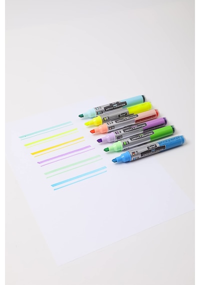 Serve Likit Pastel Kalem 6 Li 124-Pembe