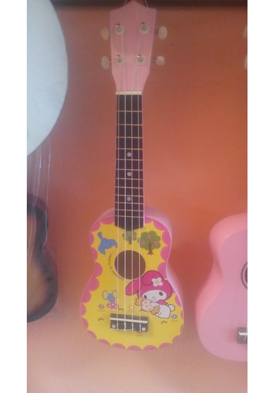 Gonzales Ön Yüzü Grafi Resim Baskılı 4 Telli Ukulele Gitar