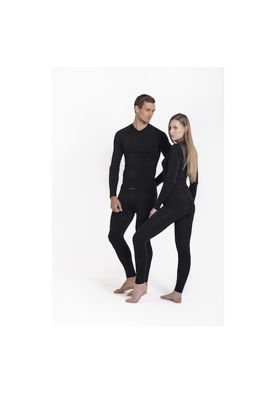 Oıl Company Termal İçlik Üst Uzun kol V Yaka Unisex Pp Seamless Ocp006 001