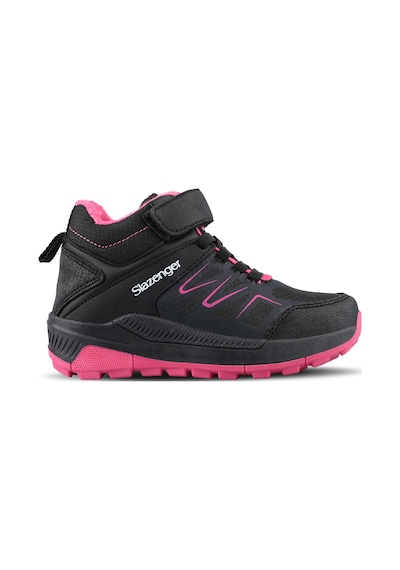 Slazenger KENTON I Çocuk Cırt Cırtlı Siyah / Fuşya Bot