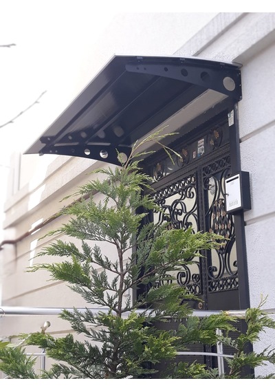 Metal Ayaklı 10 Mm Levhalı Pratik Sundurma 100x100cm Modern Model