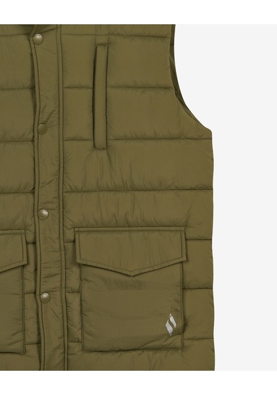 Skechers M Puffer Vest Erkek Haki S2620193-2194