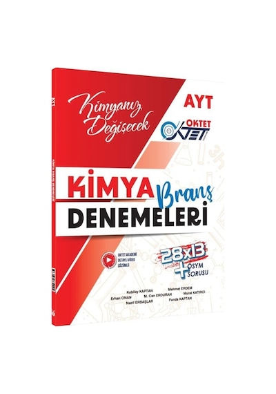 Oktet Yayınları Ayt Kimya 28 X 13 Branş Denemeleri