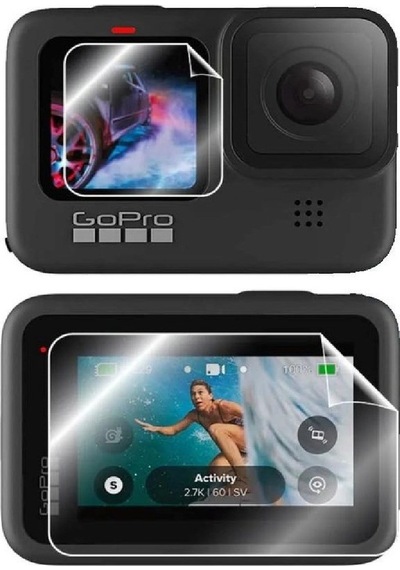 Gopro Hero 9 Black Uyumlu 2'şer Adet Hidrojel Ekran Film Nano Jelatini