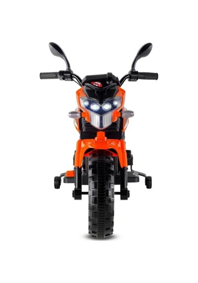 Babyhope 447 Motocross Akülü Motorsiklet 12v Turuncu Çok Renkli