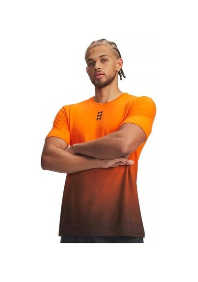 Under Armour Hoops Triple Logo Erkek Çocuk Turuncu Tişört