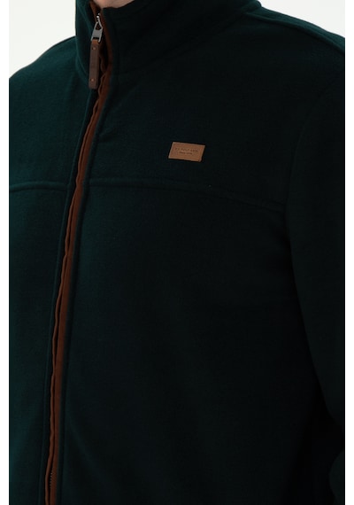 U.S. Polo Assn.  Erkek Koyu Yeşil  Polar Örme Hırka 50290594-VR079