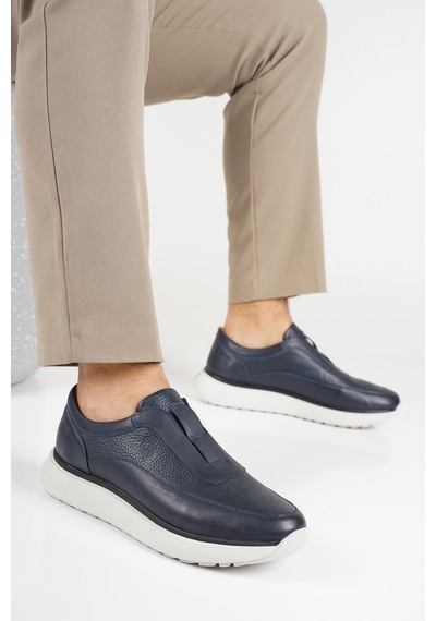 Fame Step Hakiki Deri Erkek Yürüyüş Ayakkabısı Casual Comfort Ayakkabı Günlük Rahat Taban Ortopedik Bağcıksız Ortopedik Ayakkabı Lacivert Sneaker Genoa Fame Step Hakiki Deri Erkek Yürüyüş Ayakkabısı Casual Comfort Ayakkabı Günlük Rahat Taban Ortopedik Bağcıksız Ortopedik Ayakkabı Lacivert Sneaker Genoa