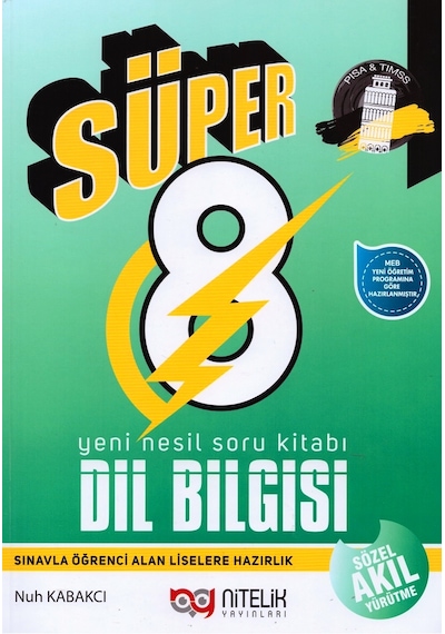 Nitelik 8.Sınıf Yeni Nesil Süper Dilbilgisi Soru Kitabı