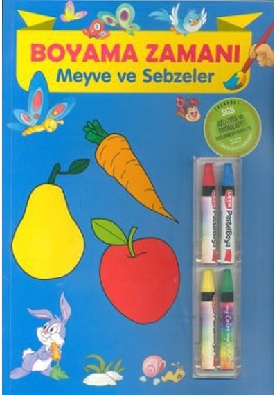 Boyama Zamanı: Meyve ve Sebzeler- Parıltı Yayınları