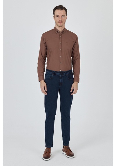 İmza Lacivert Gabardin 5 Cep Düz Paça Casual Slim Fit Pamuklu Denim Pantolon 1023250151 Lacivert İmza Lacivert Gabardin 5 Cep Düz Paça Casual Slim Fit Pamuklu Denim Pantolon 1023250151 Lacivert