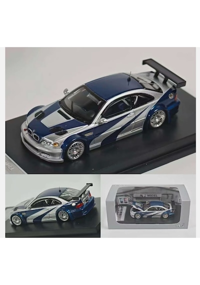 Mj Model 1/64 Bmw M3 Gtr E46 Need For Speed Most Wanted Pleksi