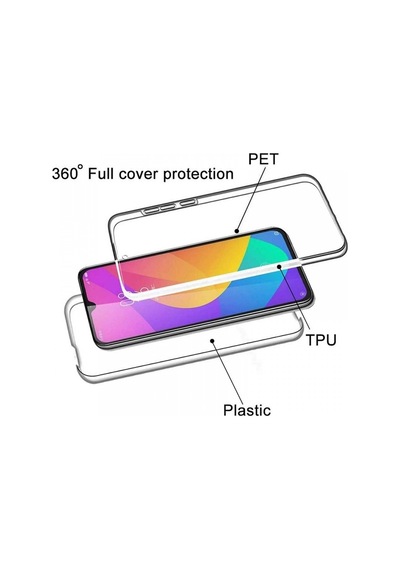 Smcase Xiaomi Redmi Note 8 Kılıf Ön Arka 360 Silikon