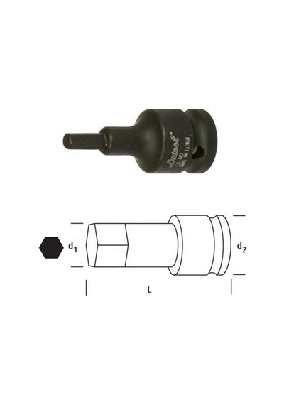 Osaka Ln38a03 Allen Lokma 3/8'' 3mm