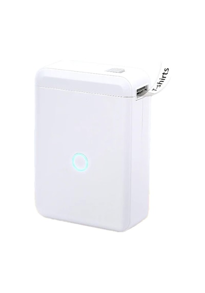 Powermaster Pm-20343 Kablosuz Taşınabilir Bluetooth Lu Etiket Makinesi Yapışkanlı 15mm Genişlik Kablosuz Yazıcı