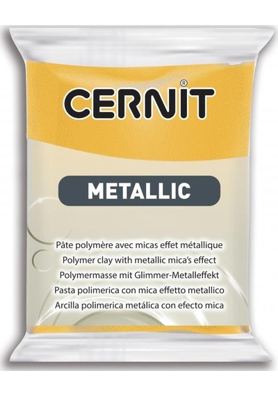 Cernit Polimer Kil Hamuru 56gr Metalik 700 Sarı-yellow
