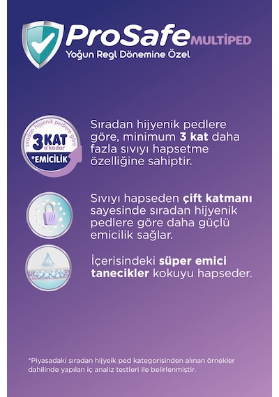 Prosafe Multiped Gece 10'lu X12