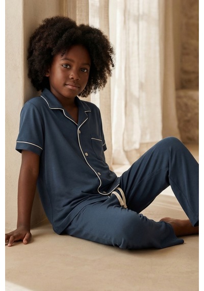 Katia&bony Erkek Çocuk Silver Pijama Takımı Lacivert