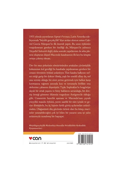 Yaprak Fırtınası -  Gabriel Garcia Marquez - Can Yayınları