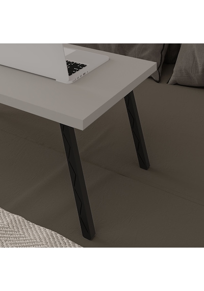 Asra Trend Katlanır Laptop Çalışma Masası LAPTOPMASA01 %100 MDF Yatak Sehpası Kül Gri