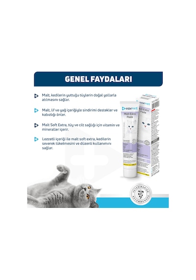 Onevet Kedi Maltı 100 Gr Tüy Yumağı Önleyici Malt Macunu