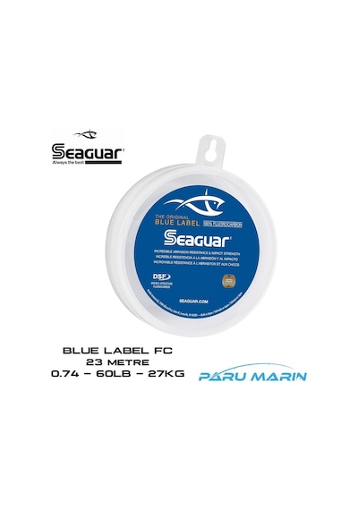 Seaguar Blue Label 0.74mm 60lb 27.2kg 23mt.