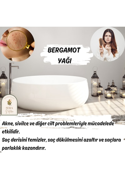 Bergamot Uçucu Yağı 5 Ml Rahatlatıcı & Ferahlatıcı Aromaterapi Yağı 5 ML