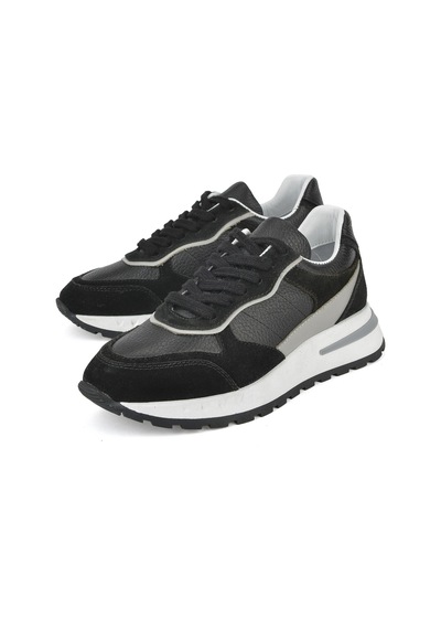 Ziya, Kadın Hakiki Deri Sneaker 1431000z6020 Siyah 1431000z6020 000 Siyah