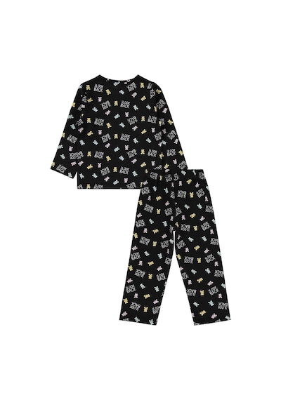 Civil Girls Dont Look Back Baskılı 2-5 Yaş Pijama Takımı - Siyah