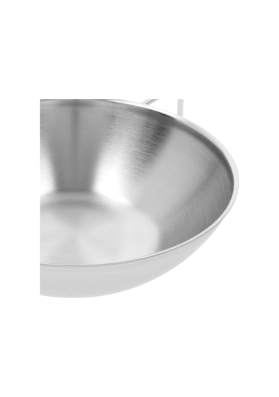 5 Katmanlı 30 Cm Wok Tava, I Ndüksiyon Uyumlu, Silvinox Yüzey Çok Renkli
