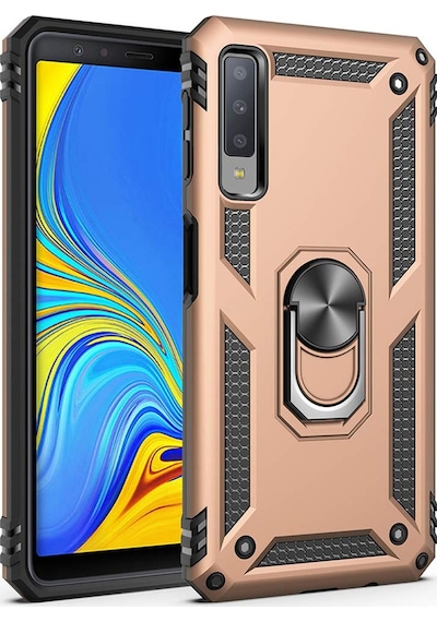 Samsung Uyumlu Galaxy A7 2018 Kilif Zirhli Standli Miknatisli Tank Kapak 392979464