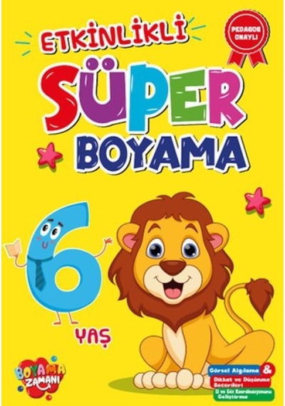 Etkinlikli Süper Boyama 6 Yaş - Sxcx-640228