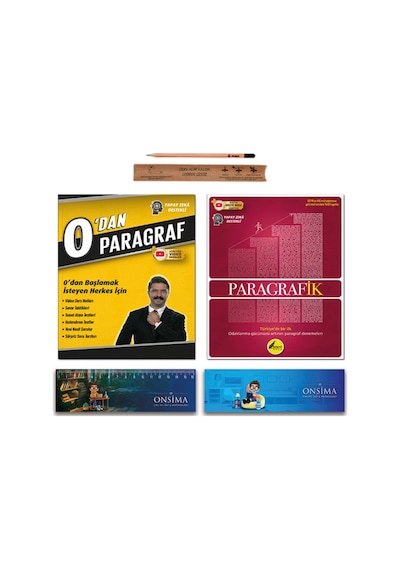 Rüştü Hoca Paragrafik Denemeleri - 0 Dan Paragraf Set 2 Kitap