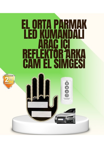 Uzaktan Kumandalı Led El Park Uyarı Cihazı Suya Dayanıklı Enerji Tasarruflu - Çok Renkli