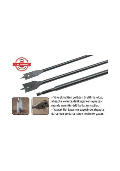 Tomax Yaprak Matkap Ucu 405 Uzun 24 Mm