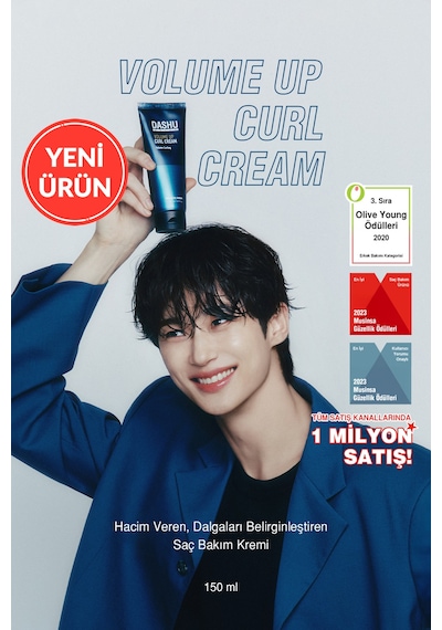 Hacim Veren, Dalgaları Belirginleştiren Saç Şekillendirici Krem Dashu Daily Volume Up Curl Cream