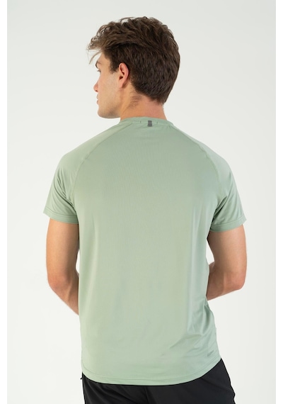 Maraton Regular Erkek Bisiklet Yaka Açık Yeşil- T-shirt Açık Yeşil-