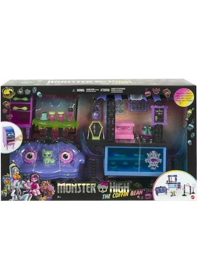 Hhk65 Monster High Coffin Bean Restoran Oyun Seti