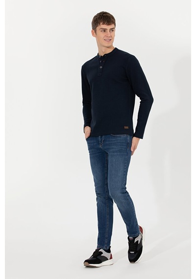 U.S. Polo Assn. Erkek Sweatshirt 50253447-vr033 Lacivert