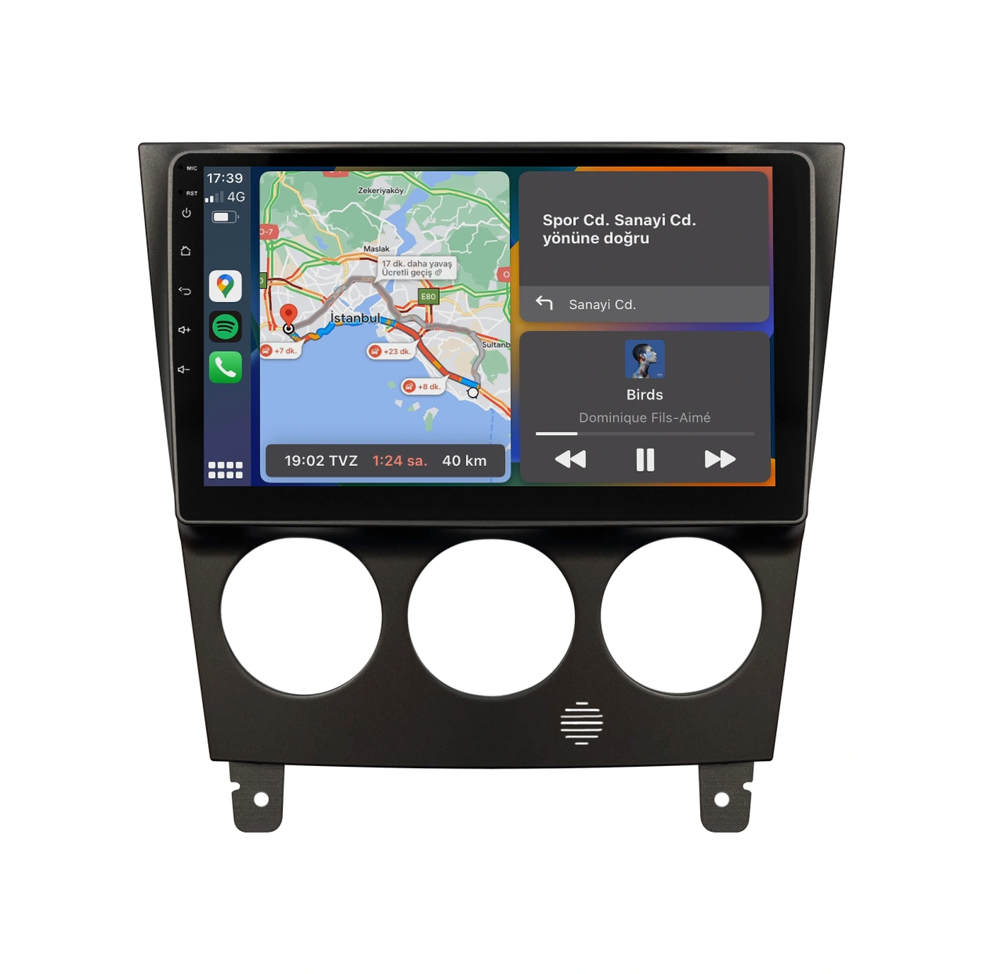 Subaru Impreza Android Multimedya Sistemi 2004-2007 Crv-4888xaa 9"