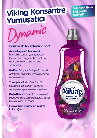 Viking Konsantre Çamaşır Yumuşatıcısı Dynamic 1440 ML