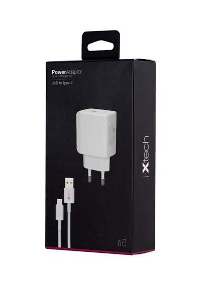 Ixtech Ix-cc012 Type-c Usb To Type-c Kablo Seyahat Şarj Adaptör Seti