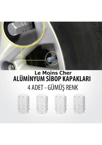 Volkswagen Polo Alüminyum Sibop Kapağı Seti 4 Adet