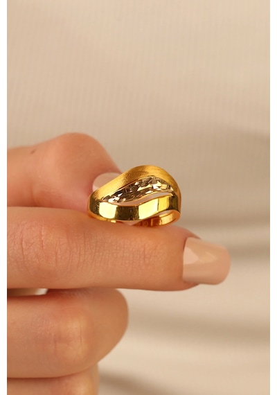 Kalemli Altın Yüzük Ky001 Gold