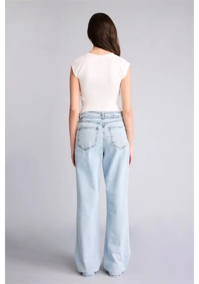 Defacto Straıght Wıde Yüksek Bel Düz Paça Jean Pantolon F9582ax26spnm39 Mavi-nm39 Defacto Straıght Wıde Yüksek Bel Düz Paça Jean Pantolon F9582ax26spnm39 Mavi-nm39